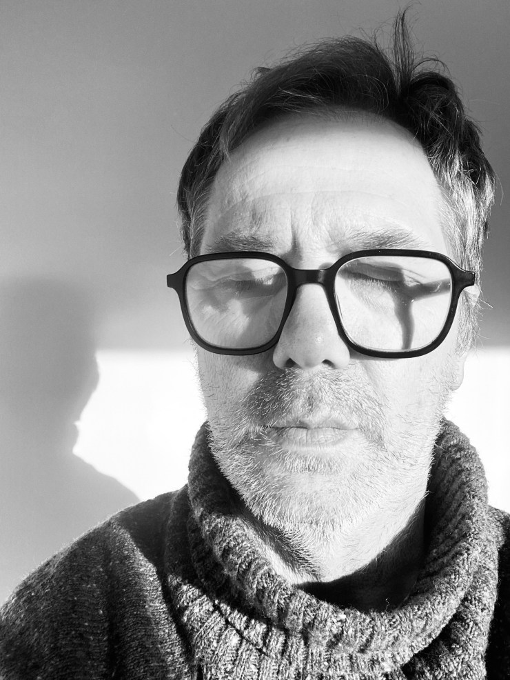 author photo black and white Stephen Sunderland